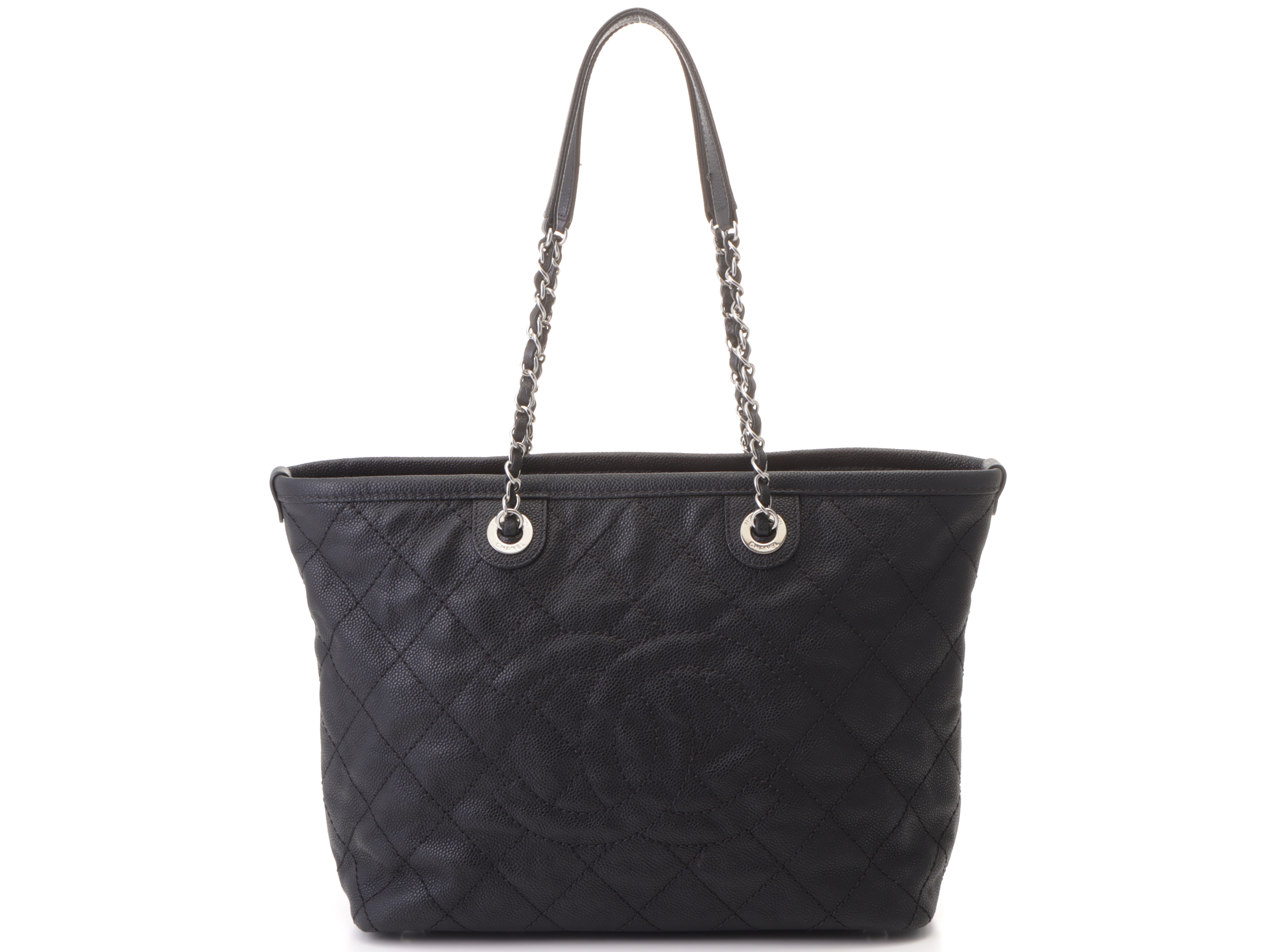 シャネル マトラッセ カーフィア トートバッグ CHANEL】【シルバー金具】【ココマーク】シャネル『マトラッセ