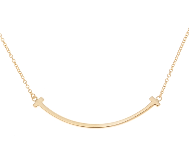 TIFFANY&CO ティファニー ネックレス Tスマイル スモールネックレス 
