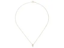 JEWELRY　貴金属・宝石　ネックレス　K18イエローゴールド　ダイヤモンド　3.1g　2143100453333　【205】