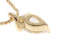 JEWELRY　貴金属・宝石　ネックレス　K18イエローゴールド　ダイヤモンド　3.1g　2143100453333　【205】