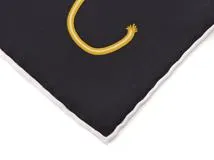 HERMES エルメス カレ90 LEGENDE BRODEE 刺繍が織りなす伝説 ノワール