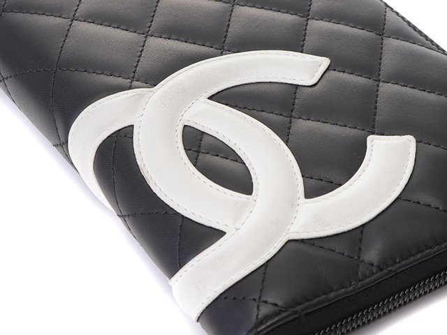 CHANEL シャネル カンボンライン ラウンド長財布 トラベルケース CHANEL シャネル カンボンライン ラウンド長財布 トラベルケース