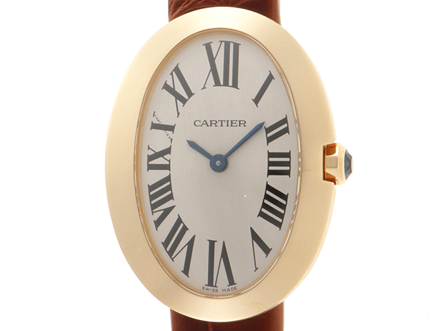 Cartier カルティエ 腕時計 2011年海外正規品 ベニュワール SM W8000009 K18イエローゴールド/アリゲーターベルト  シルバー文字盤 クォーツ【472】SJ の購入なら「質」の大黒屋（公式）