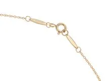 TIFFANY＆CO　ティファニー　バイザヤード　ネックレス　K18イエローゴールド　ダイヤモンド　1P　1.9ｇ　2143100454118　【437】