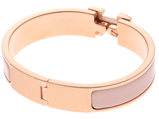 HERMES エルメス ブレスレット クリッククラックPM ローズカンダ