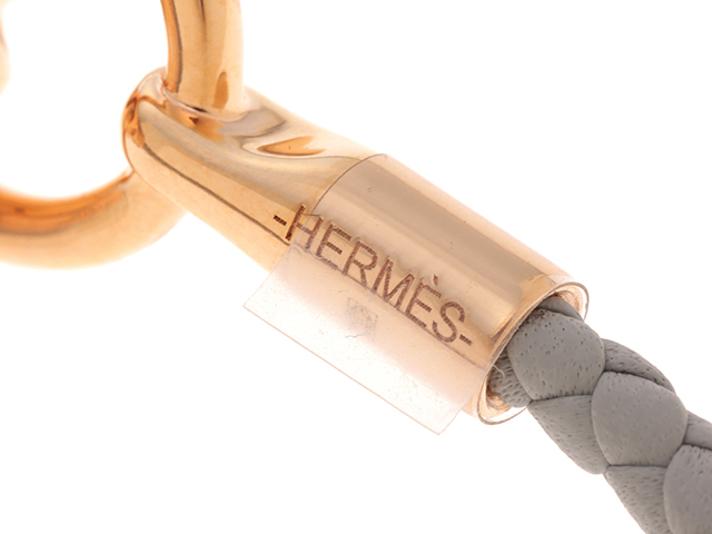 HERMES エルメス グレナン ブレスレット ブルーグラシエ T2