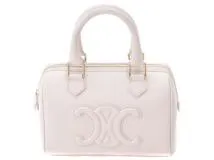 CELINE セリーヌ トリオンフ スモールボストンバッグ ウスイ