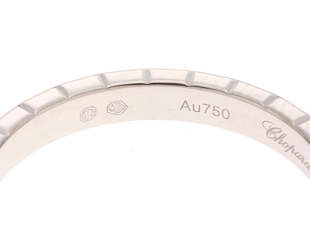 Chopard　ショパール　アイスキューブ　リング　指輪　827702　K18ホワイトゴールド　ダイヤモンド　約2.7g　49号【207】2143100461192