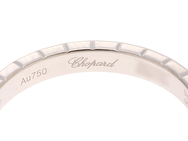 Chopard　ショパール　アイスキューブ　リング　指輪　827702　K18ホワイトゴールド　ダイヤモンド　約2.7g　49号【207】2143100461192