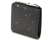 GIVENCHY　ジバンシィ　L字ZIPコインケース　ブラック/ホワイト　レザー【431】