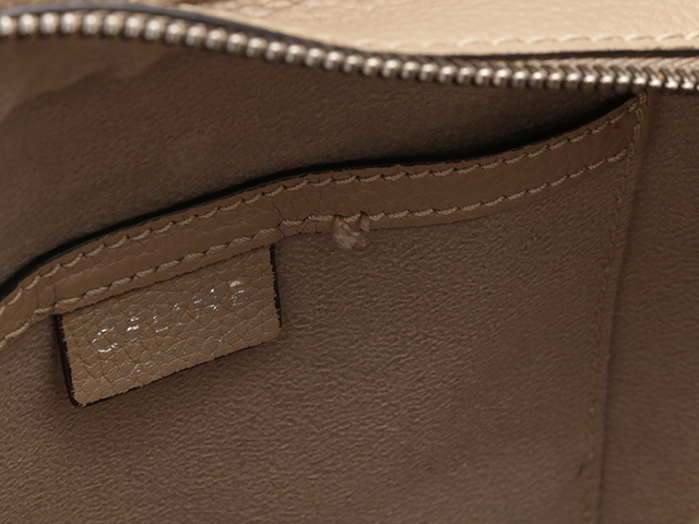 CELINE セリーヌ ラゲージ ナノ デューン カーフ 168243LUG.03UN