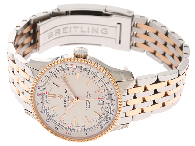 2023年12月 BREITLING ブライトリング ナビタイマー オートマチック３８ U17325211G1U1 18PG/SS クロノメーター  メンズ 腕時計（2143100463578）【200】C の購入なら「質」の大黒屋（公式）