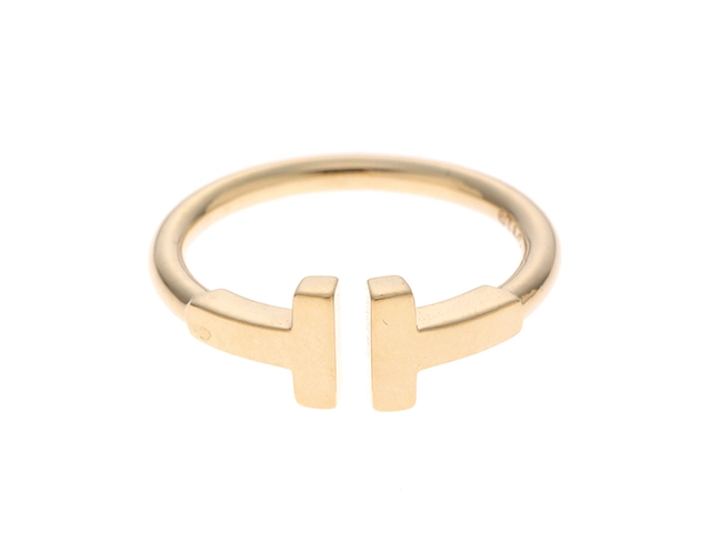 TIFFANY＆Co　ティファニー　Tワイヤー　リング　指輪　YG　6.5号　【460】2143100469433