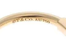 TIFFANY＆Co　ティファニー　Tワイヤー　リング　指輪　YG　6.5号　【460】2143100469433