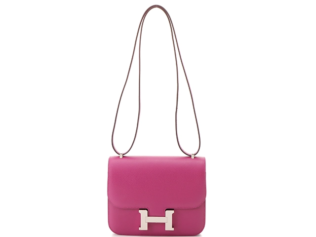HERMES エルメス　コンスタンス3･ミニ　ローズパープル　SV　ヴォーエプソン　C刻印（2018年製造）【472】2143100470606