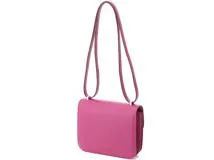 HERMES エルメス　コンスタンス3･ミニ　ローズパープル　SV　ヴォーエプソン　C刻印（2018年製造）【472】2143100470606
