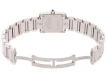 Cartier　カルティエ　レディース時計　タンクフランセーズSM　クォーツ　ステンレス　文字盤アイボリー　W51008Q3【430】2143100470705