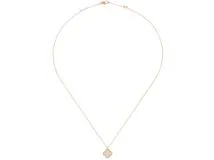 Van Cleef & Arpels ヴァンクリーフ＆アーペル シロチョウガイ ネックレス スウィートアルハンブラネックレス YG 2.9g【434】