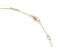 Van Cleef & Arpels ヴァンクリーフ＆アーペル シロチョウガイ ネックレス スウィートアルハンブラネックレス YG 2.9g【434】