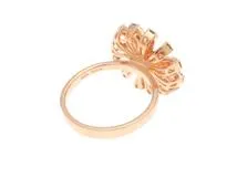 DAMIANI　ダミアーニ　マルゲリータR　ピンクゴールド　ブラウンダイヤモンド　アメシストリング　PG/BRD/AM　サイズ9　2143100471375【432】