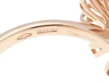 DAMIANI　ダミアーニ　マルゲリータR　ピンクゴールド　ブラウンダイヤモンド　アメシストリング　PG/BRD/AM　サイズ9　2143100471375【432】