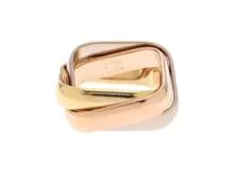 Cartier カルティエ トリニティクッションリング LM ラージモデル B4239900 3カラー 57号 日本サイズ17号 【460】2143100473003