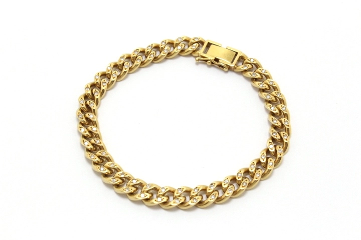 JEWELRY ノンブランドジュエリー 喜平 ブレスレット 2面 18cm K18  