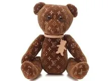 LOUIS VUITTON 　ルイヴィトン　ドゥドゥ　テディベア　モノグラム　ブラウン　GI0739　【472】KS