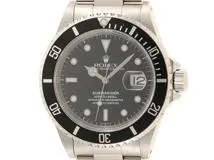 A番1999年並行品 ROLEX ロレックス 腕時計 サブマリーナ デイト 16610 ステンレス ブラック文字盤 オンリースイス 自動巻き【472】SJ