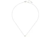 Cartier　カルティエ　Cドウ　ネックレス　K18ホワイトゴールド　ダイヤモンド　0.18　2.5g　2143100477087　【437】