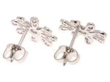 TIFFANY＆CO ティファニー フラワー ピアス PT950プラチナ