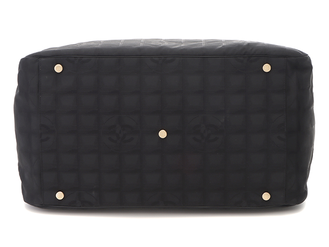 CHANEL シャネル ニュートラベルライン ボストンバッグ ブラック GP