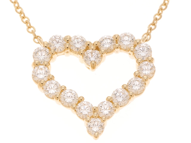 TIFFANY&Co. ティファニー センチメンタルハート ネックレス 18