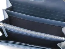 GUCCI　グッチ　GGマーモント　キルティング　チェーンショルダー　ブルー　レザー　474575　2143100483217　【205】