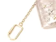JIMMY CHOO　ジミーチュウ　スタースタッズ　ナンシー　キー＆コインケース　ゴールド/シルバー/ピンクゴールド　レザー/GP【207】2143100483491
