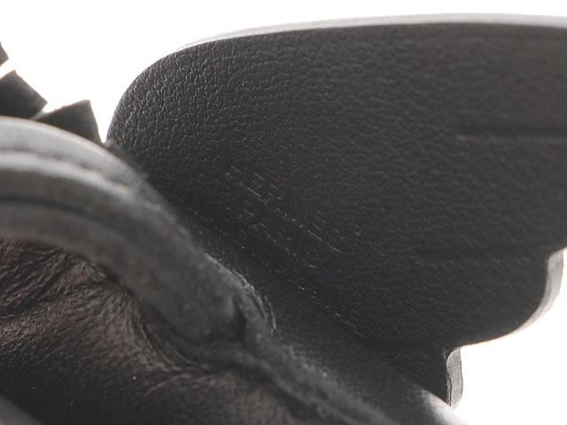 HERMES エルメス　小物 バッグチャーム ロデオペガサスチャームPM ソーブラック アニョーミロ B刻印 2143100484917【430】