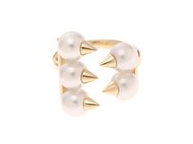 TASAKI タサキ 指輪 デインジャー プラス リング 9号 R4588-18KYG K18イエローゴールド あこや真珠【472】SJ