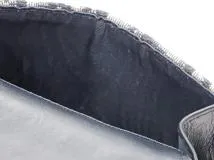 Dior　ディオール　30 モンテーニュオブリーク　コンパクトウォレット　S2084UTZQ　ネイビー　キャンバス/カーフ　財布【207】2143100487154