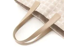 CHANEL シャネル ニュートラベルライントートMM ベージュ/ゴールド金具 ナイロン/カーフ A15991 2143100487192 【471】