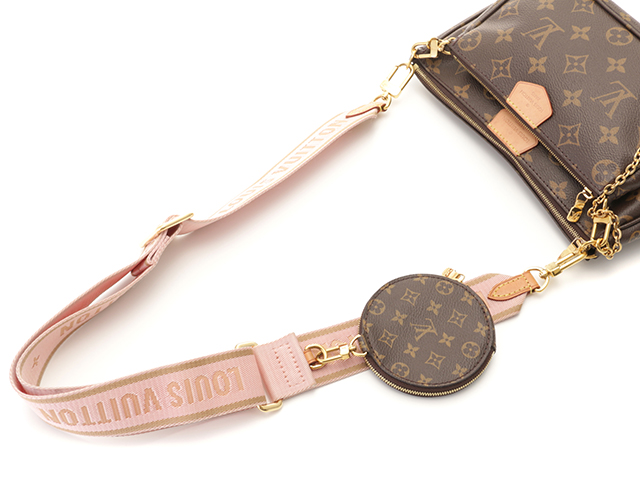 ルイヴィトン　モノグラム　ミュルティ　ポシェット　アクセソワール　ローズクレーム Louis Vuitton ルイヴィトン ミュルティ・ポシェット・アクセ