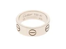 Cartier　カルティエ　ラブＲ　リング　K18　ホワイトゴールド　7号　6.4g 　2143100496583
