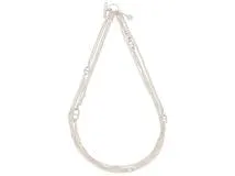 Hermès エルメス ニューファランドールネックレス シルバー素材 80g