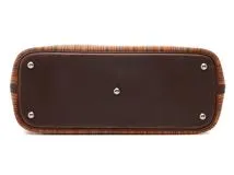 HERMES エルメス ハンドバック ボリード37 ヴィヴラート/カーフ ブラウン/シルバー金具 □F刻印(2002年頃)【472】YK