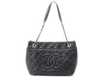CHANEL マトラッセ　チェーンショルダートート　ブラック　 A67292　【436】 2143100498068