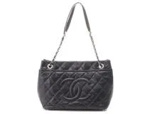 CHANEL マトラッセ　チェーンショルダートート　ブラック　 A67292　【436】 2143100498068