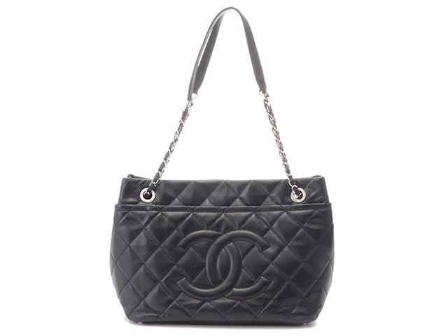 CHANEL マトラッセ　チェーンショルダートート　ブラック　 A67292　【436】 2143100498068