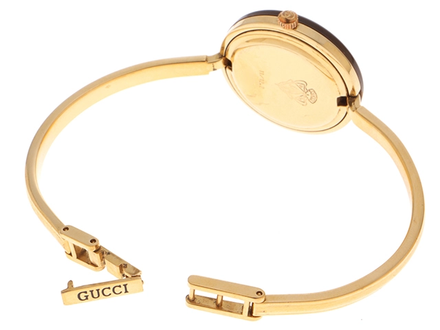 GUCCI グッチ 腕時計 チェンジベゼルウォッチ 11/12.2 GP ホワイト文字盤 クォーツ【472】TS