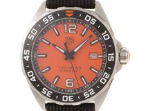 TAG HEUER　タグ・ホイヤー　フォーミュラ1　WAZ101A.FC8305　オレンジ文字盤　ステンレススチール/ナイロン　メンズ時計【207】2143100499447