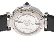 Cartier カルティエ パシャドゥカルティエ35 パシャ35MM WSPA0012 SS ステンレススチール レザーベルト シルバーフランケダイヤル  オートマチック 【460】2143100499751