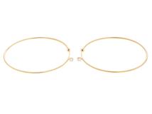 TIFFANY＆CO. ティファニー エルサ・ペレッティ ダイヤモンド フープピアス 60018046 ミディアム K18YG ダイヤモンド0.10ct 重さ約2.7g【472】SJ